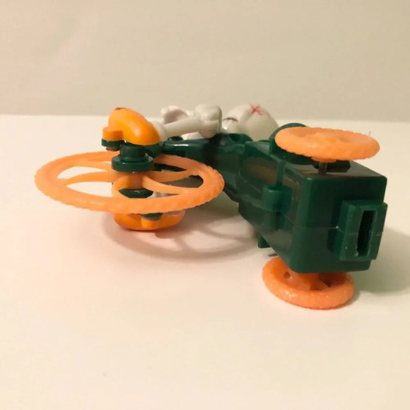 Halloween Plastic Skeleton Riding Bicycle Bike Lollipop Candy Holder Wind Up Toy - Picture 8 of 10